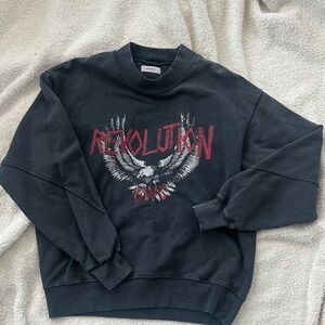 Anine Bing Saint Sweatshirt Revolution